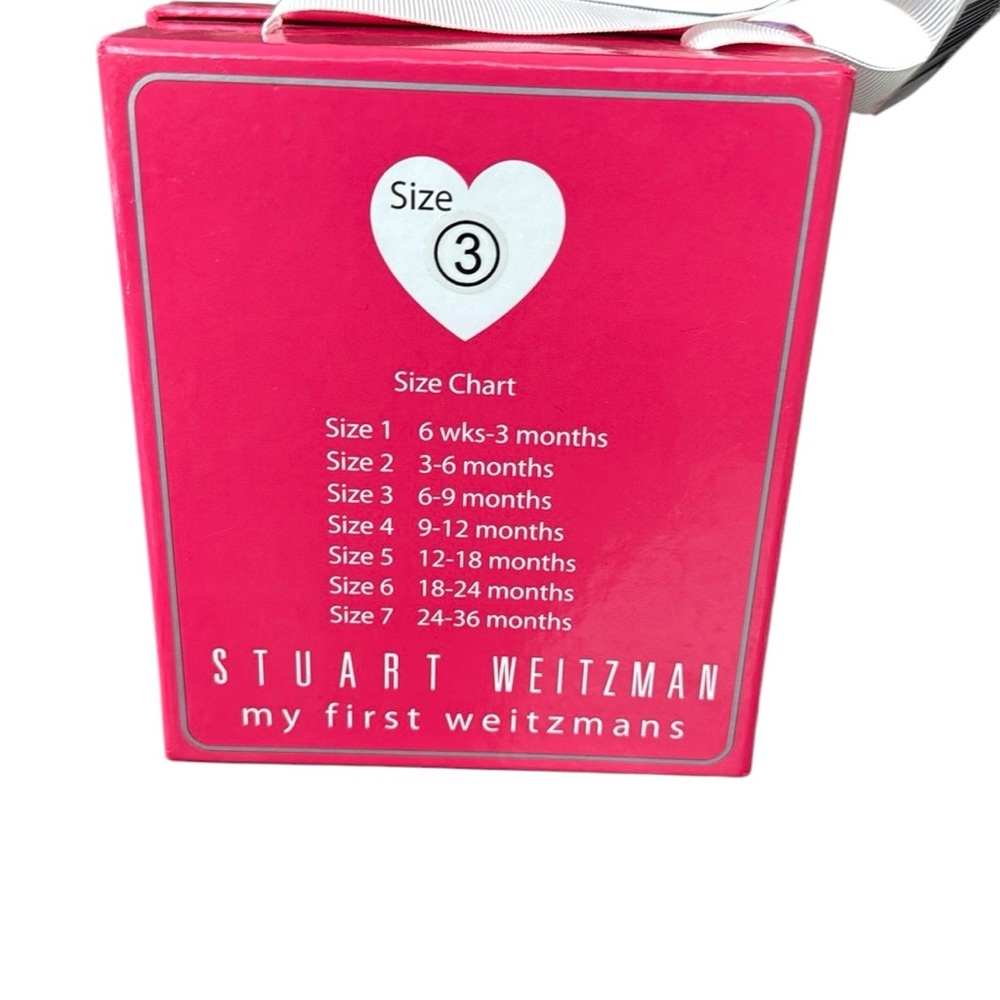 Stuart Weitzman My First Weitzmans Baby Pali Velvet Strap Size 3 - Picture 8 of 8
